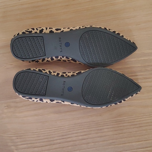 Rothy's leopard print point flats size 6.5 - Picture 6 of 16